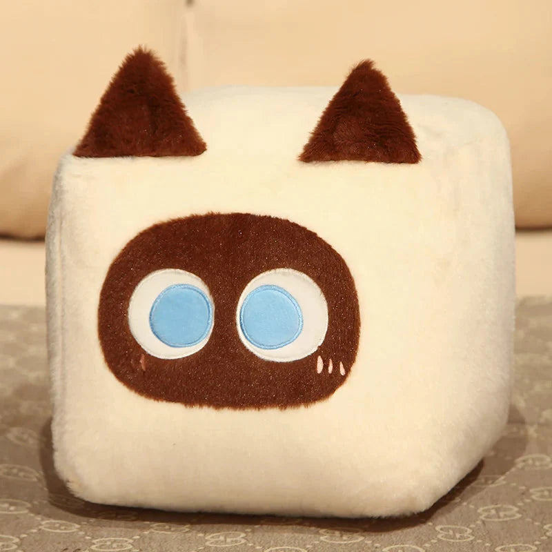 Kawaii Fluffy Cube Cat Plushie Collection-Kawaii Dream