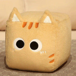 Kawaii Fluffy Cube Cat Plushie Collection-Kawaii Dream