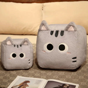 Kawaii Fluffy Cube Cat Plushie Collection-Kawaii Dream