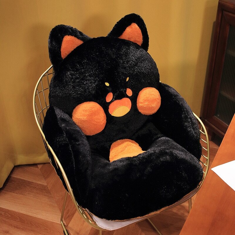 Kawaii Fluffy Fox Chair-shaped Cushions-Kawaii Dream