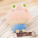 Kawaii Fluffy Mushroom Frog Family Plushies-Kawaii Dream