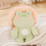 Kawaii Fluffy Mushroom Frog Family Plushies-Kawaii Dream