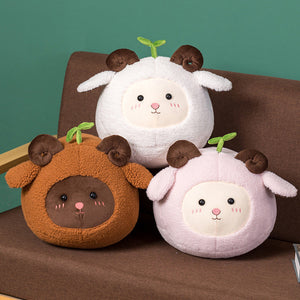 Kawaii Fluffy Sheep Goat Ram Plushie-Kawaii Dream