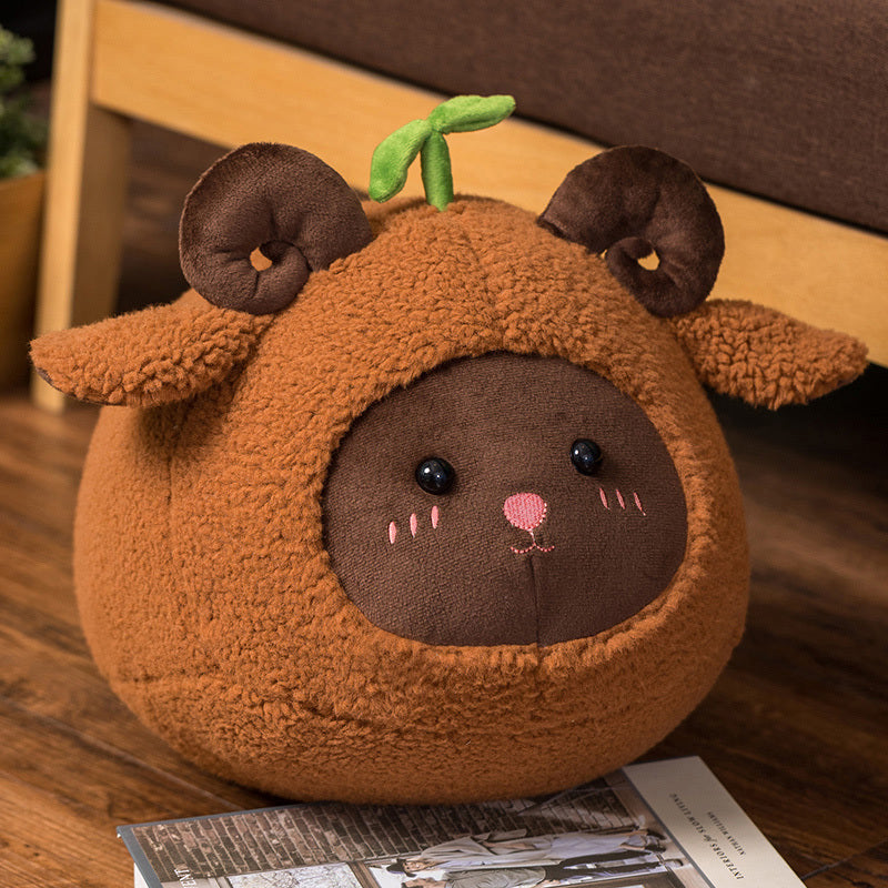 Kawaii Fluffy Sheep Goat Ram Plushie-Kawaii Dream