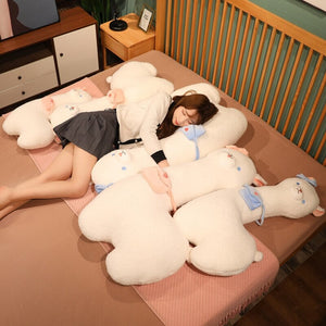 Kawaii Fluffy White Pancake Alpaca Plushie-Kawaii Dream