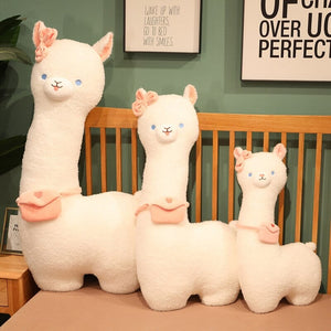 Kawaii Fluffy White Pancake Alpaca Plushie-Kawaii Dream