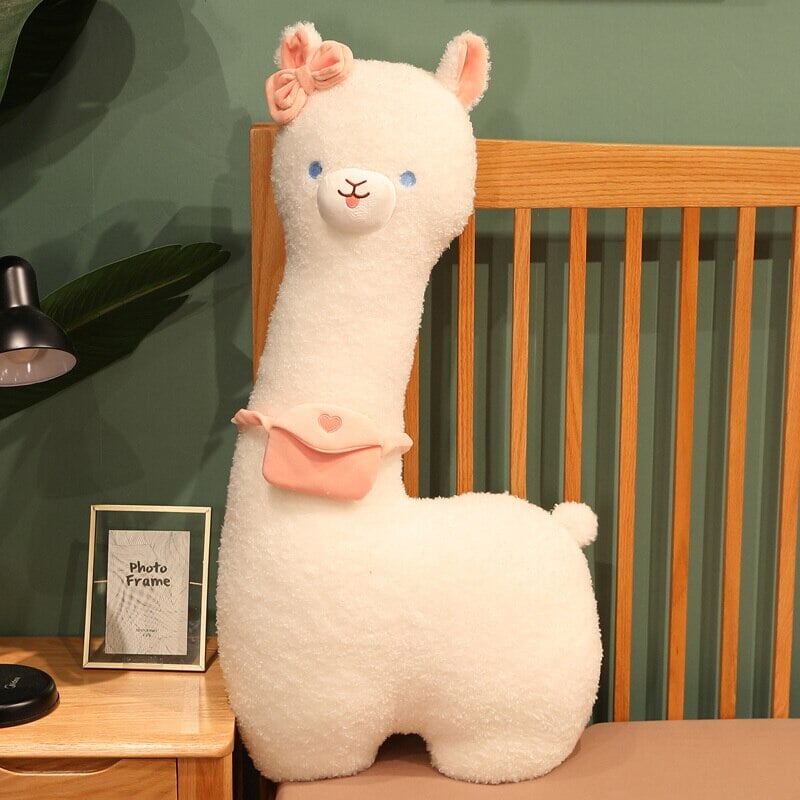 Kawaii Fluffy White Pancake Alpaca Plushie-Kawaii Dream