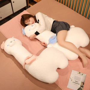 Kawaii Fluffy White Pancake Alpaca Plushie-Kawaii Dream