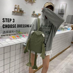 Kawaii Frog Backpack-Kawaii Dream