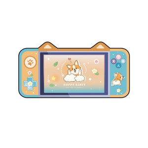 Kawaii Gamer Bunny Corgi Large Mouse Pad with Ears Collection-Kawaii Dream