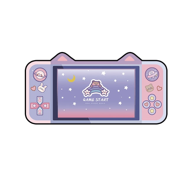 Kawaii Gamer Bunny Corgi Large Mouse Pad with Ears Collection-Kawaii Dream