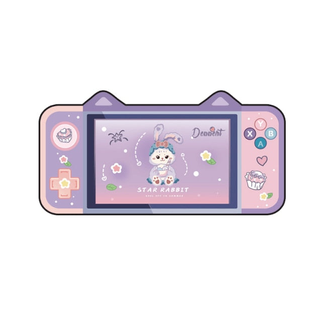 Kawaii Gamer Bunny Corgi Large Mouse Pad with Ears Collection-Kawaii Dream