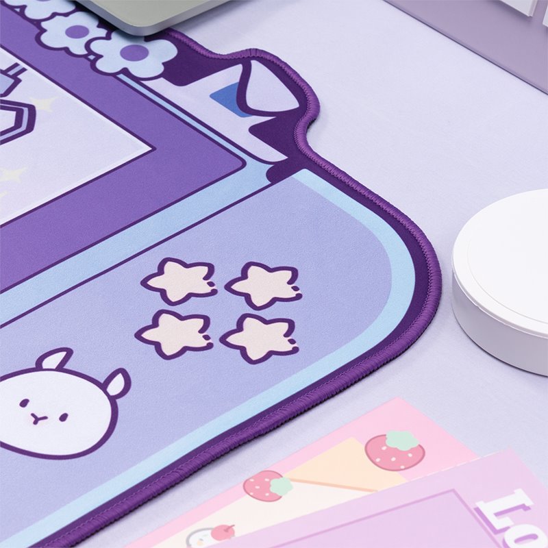 Kawaii Gamer Bunny Corgi Large Mouse Pad with Ears Collection-Kawaii Dream