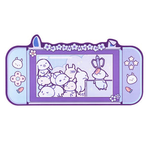 Kawaii Gamer Bunny Corgi Large Mouse Pad with Ears Collection-Kawaii Dream