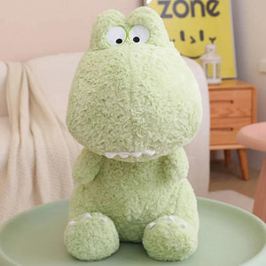 Kawaii Goofy Green Pink Dinosaur Plushies-Kawaii Dream