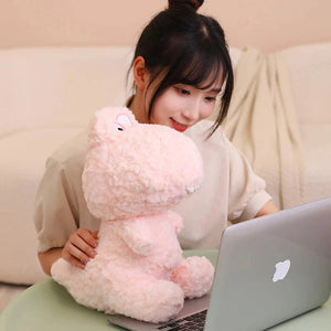 Kawaii Goofy Green Pink Dinosaur Plushies-Kawaii Dream