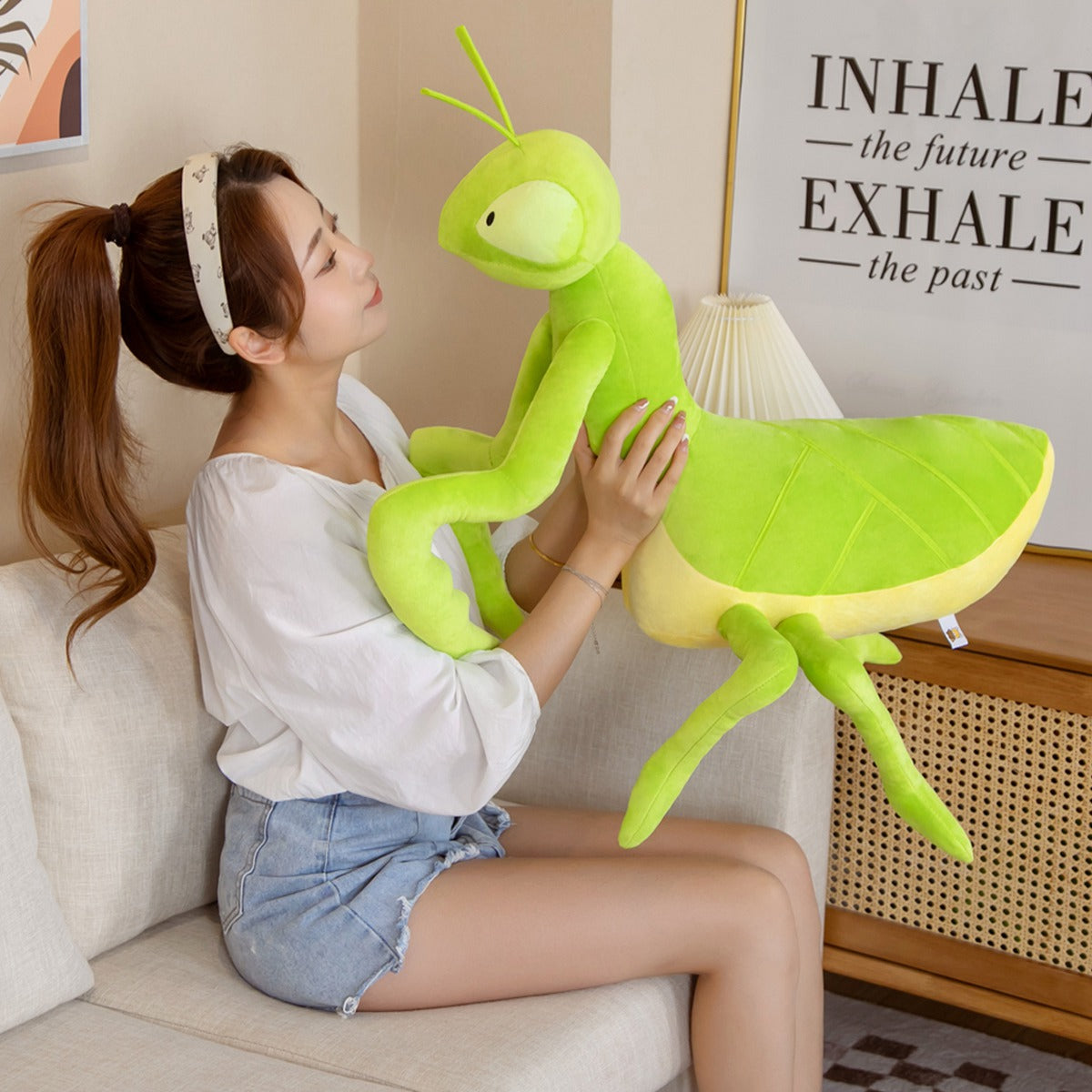 Kawaii Green Praying Mantis Plushie-Kawaii Dream