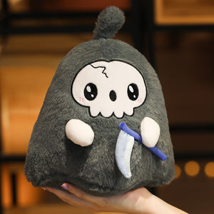 Kawaii Grim Reaper & Ghost Halloween Plushies-Kawaii Dream