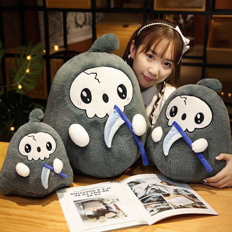 Kawaii Grim Reaper & Ghost Halloween Plushies-Kawaii Dream
