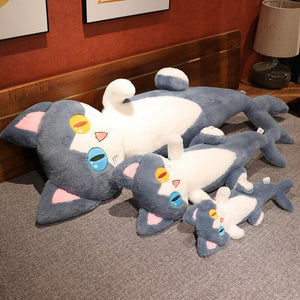 Kawaii Half Dolphin Half Cat Plushie-Kawaii Dream