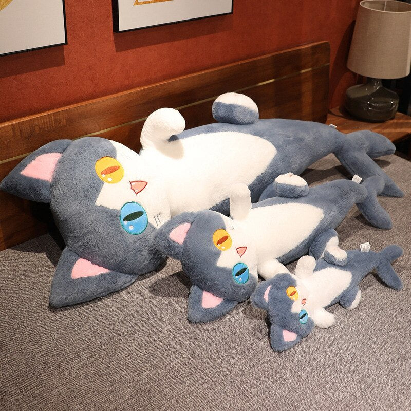 Kawaii Half Dolphin Half Cat Plushie-Kawaii Dream