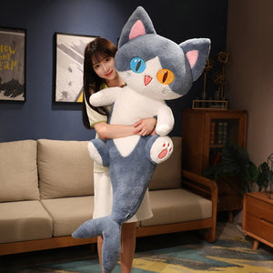 Kawaii Half Dolphin Half Cat Plushie-Kawaii Dream