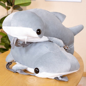 Kawaii Hammerhead Shark Plush Backpack-Kawaii Dream