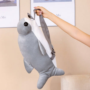 Kawaii Hammerhead Shark Plush Backpack-Kawaii Dream
