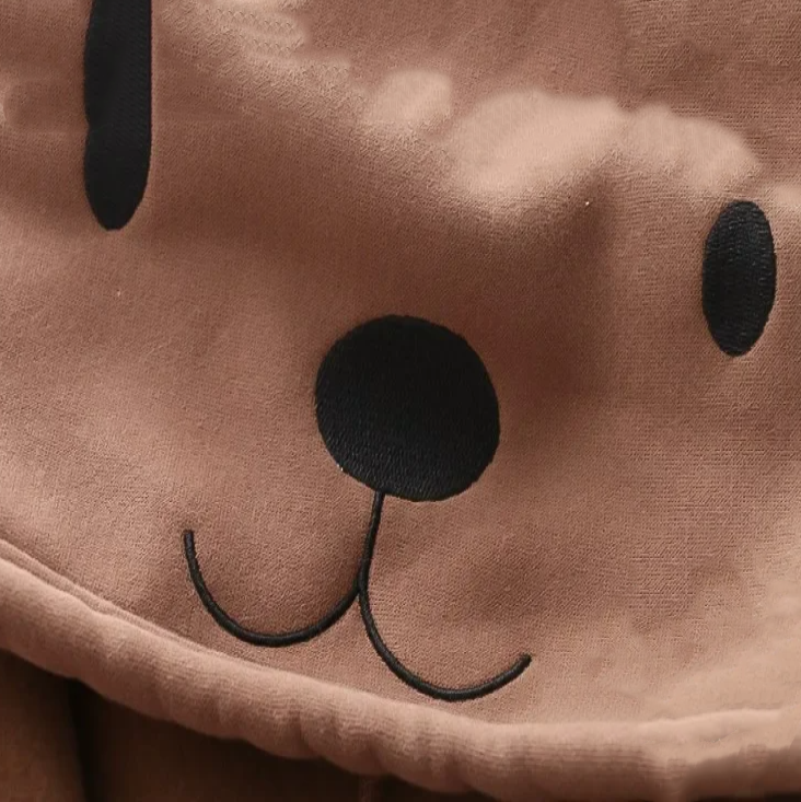 Kawaii Harajuku Style Bear Two-tone Hoodies-Kawaii Dream