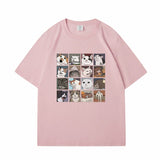 Kawaii Illustrated Cats Meme V3 Unisex Tee Top-Kawaii Dream