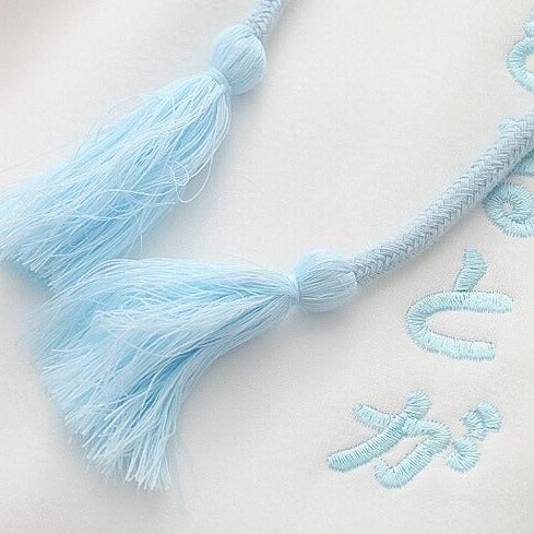 Kawaii Japanese Kanji Embroidery Wave Hoodie-Kawaii Dream