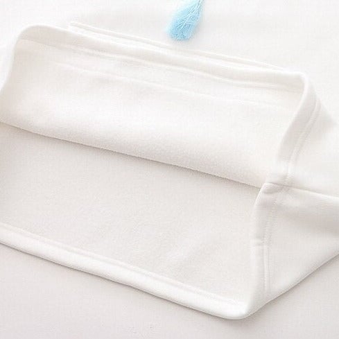 Kawaii Japanese Kanji Embroidery Wave Hoodie-Kawaii Dream