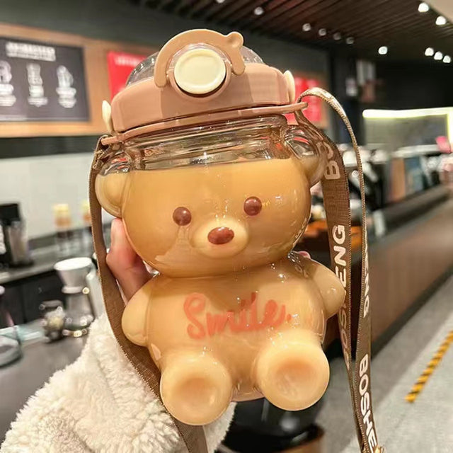 Kawaii Jumbo Bear Shaped Bottle with Strap-Kawaii Dream