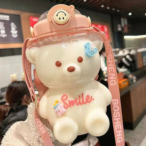 Kawaii Jumbo Bear Shaped Bottle with Strap-Kawaii Dream