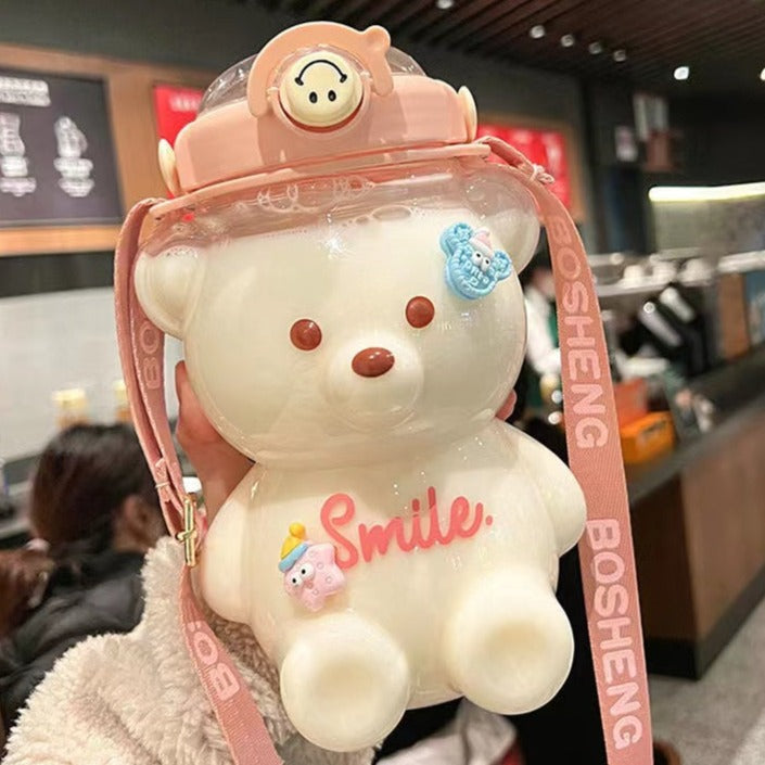 Kawaii Jumbo Bear Shaped Bottle with Strap-Kawaii Dream