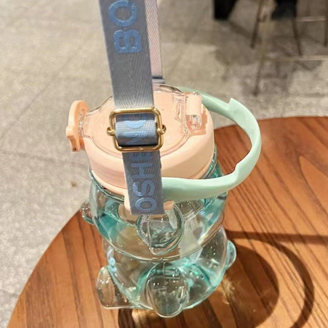 Kawaii Jumbo Bear Shaped Bottle with Strap-Kawaii Dream