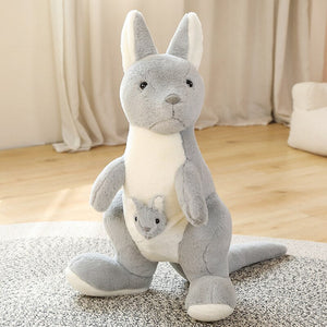 Kawaii Kangaroo Mama Papa and Baby Plushie-Kawaii Dream