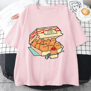 Kawaii Kitten Nuggets Unisex Tee-Kawaii Dream