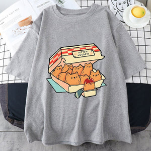 Kawaii Kitten Nuggets Unisex Tee-Kawaii Dream