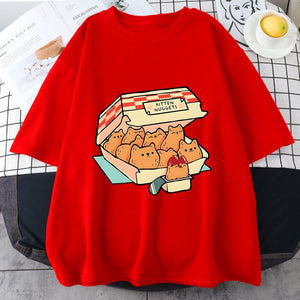 Kawaii Kitten Nuggets Unisex Tee-Kawaii Dream