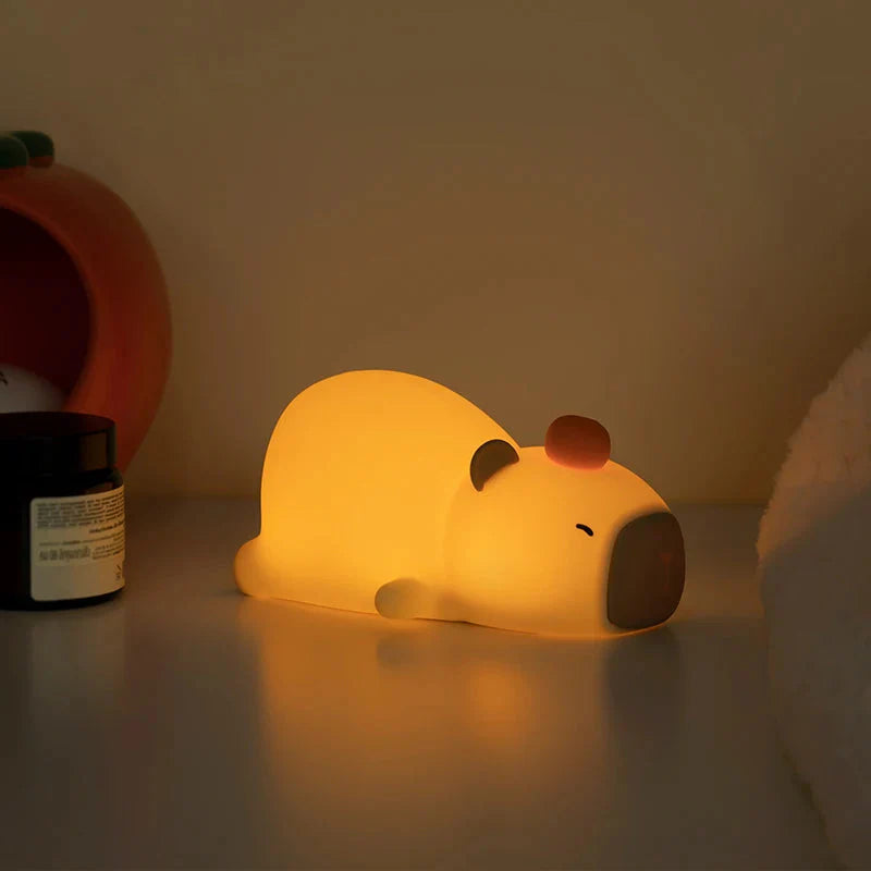 Kawaii Laying Capybara LED Night Light-Kawaii Dream