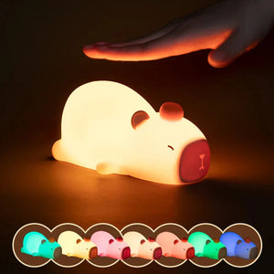 Kawaii Laying Capybara LED Night Light-Kawaii Dream