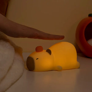 Kawaii Laying Capybara LED Night Light-Kawaii Dream