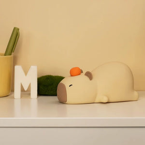 Kawaii Laying Capybara LED Night Light-Kawaii Dream