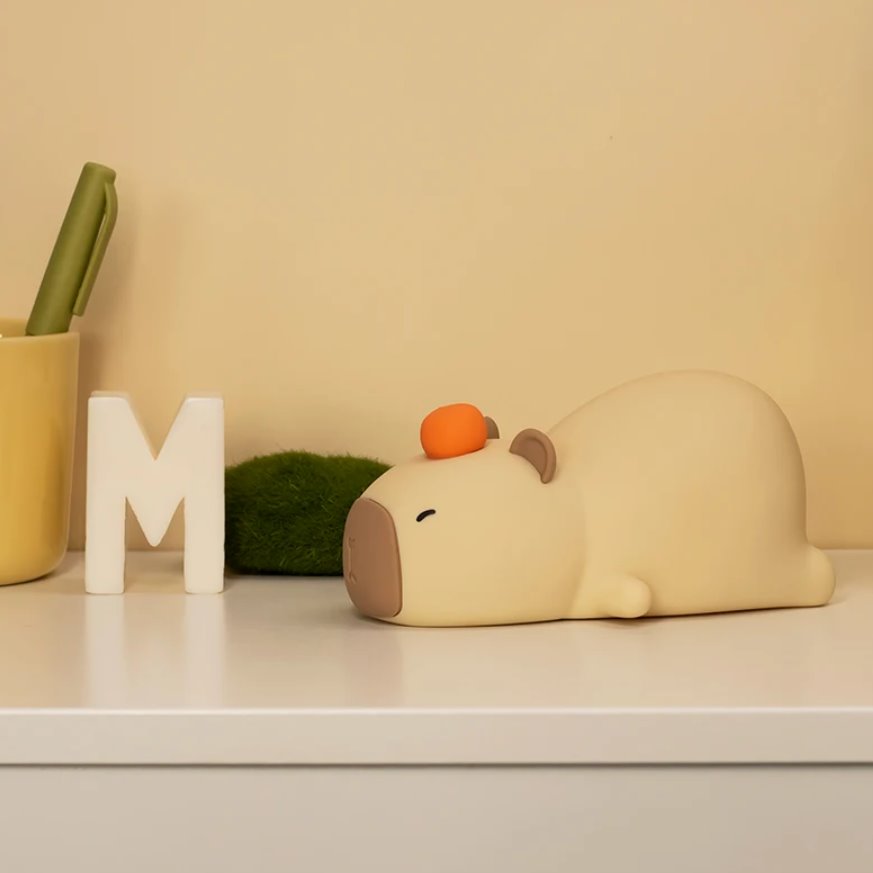 Kawaii Laying Capybara LED Night Light-Kawaii Dream