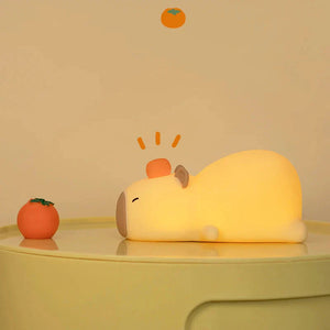 Kawaii Laying Capybara LED Night Light-Kawaii Dream