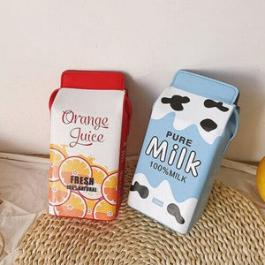 Kawaii Milk Juice Carton Box Bag-Kawaii Dream