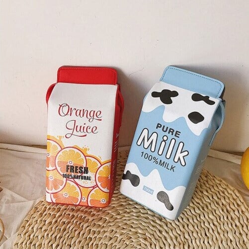 Kawaii Milk Juice Carton Box Bag-Kawaii Dream