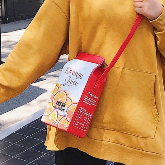 Kawaii Milk Juice Carton Box Bag-Kawaii Dream