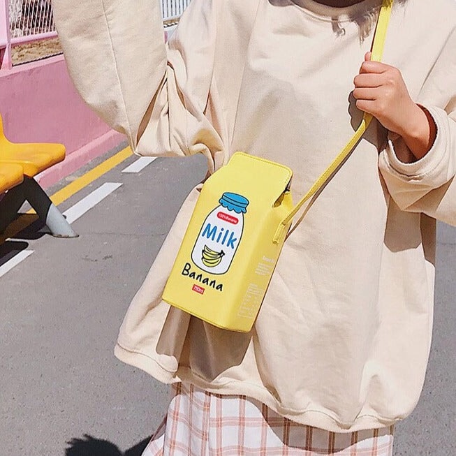 Kawaii Milk Juice Carton Box Bag-Kawaii Dream
